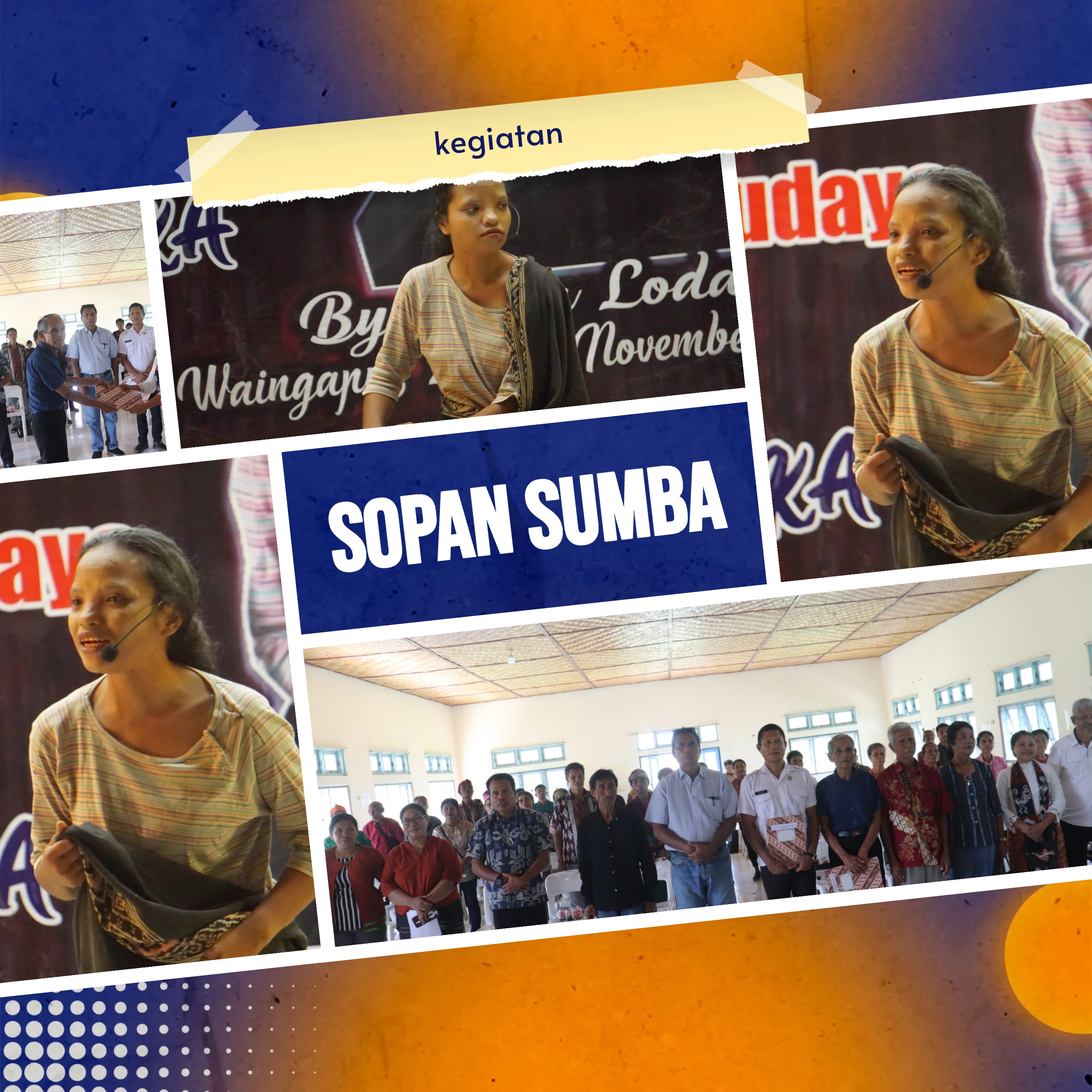 Kegiatan SOPAN Sumba bersama komunitas
